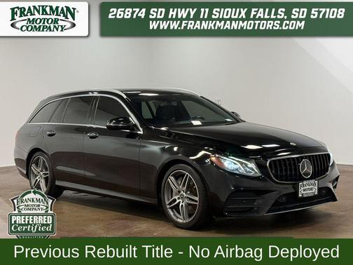 Black 2019 Mercedes-Benz E-Class 4MATIC