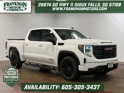 Summit White 2022 GMC Sierra 1500 Elevation