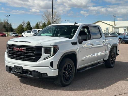 Summit White 2022 GMC Sierra 1500 Elevation