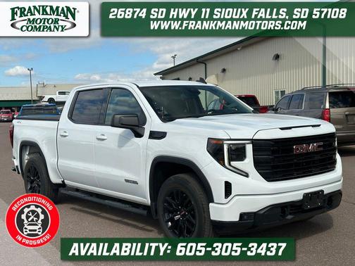 Summit White 2022 GMC Sierra 1500 Elevation