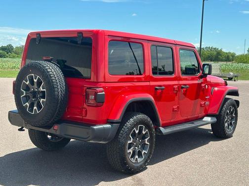 Firecracker Red Clearcoat 2024 Jeep Wrangler 4-Door Sahara
