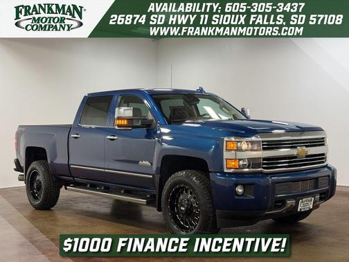 Deep Ocean Blue Metallic 2015 Chevrolet Silverado 2500 High Country