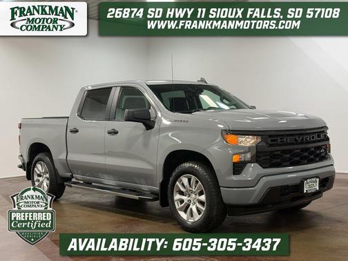 Slate Grey Metallic 2024 Chevrolet Silverado 1500 Custom