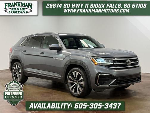 Platinum Gray Metallic 2023 Volkswagen Atlas Cross Sport 3.6L V6 SEL Premium R-Line