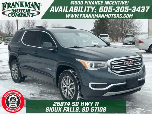 Dark Sky Metallic 2019 GMC Acadia SLE-2