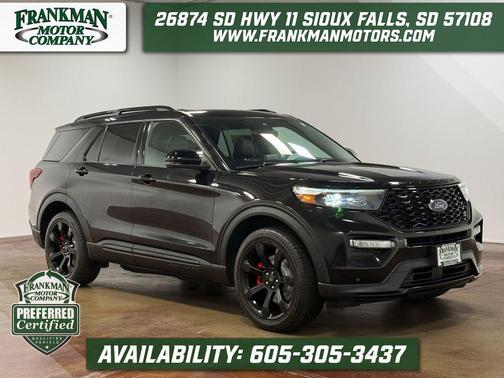 Agate Black Metallic 2020 Ford Explorer ST