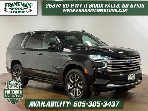 Black 2021 Chevrolet Tahoe 4WD High Country