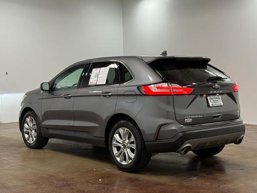 Gray Metallic 2024 Ford Edge Titanium