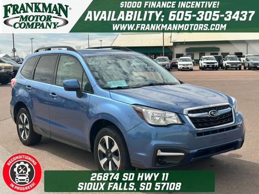 Quartz Blue Pearl 2017 Subaru Forester 2.5i Premium