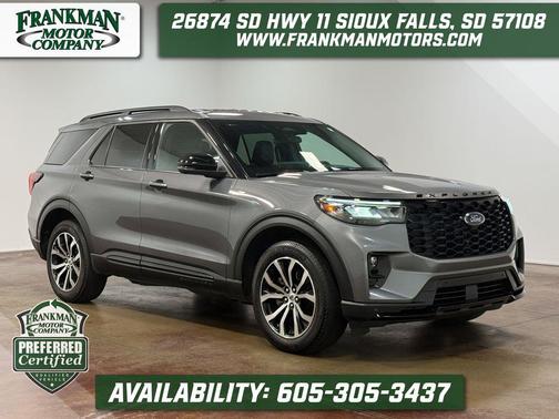 Gray Metallic 2025 Ford Explorer ST-Line
