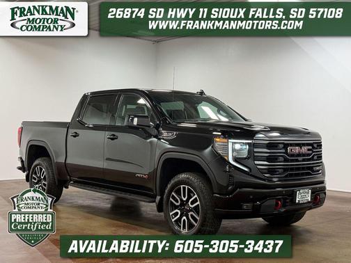 Onyx Black 2024 GMC Sierra 1500 AT4