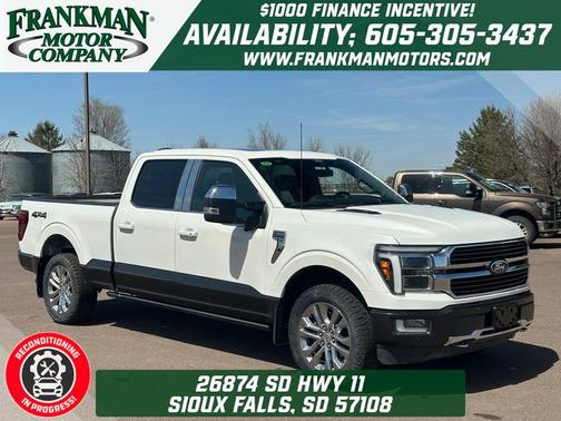 Star White Metallic Tri-Coat 2024 Ford F-150 King Ranch