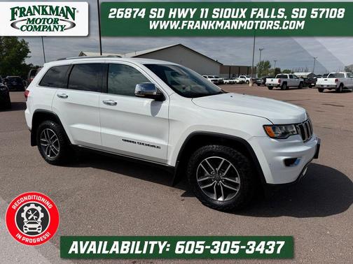 Bright White Clearcoat 2019 Jeep Grand Cherokee Limited