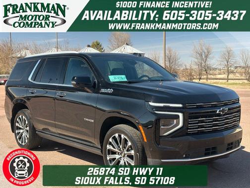 Black 2025 Chevrolet Tahoe High Country