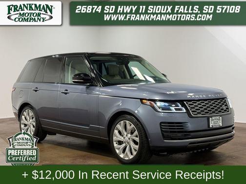 Byron Blue Metallic 2019 Land Rover Range Rover 5.0L V8 Supercharged
