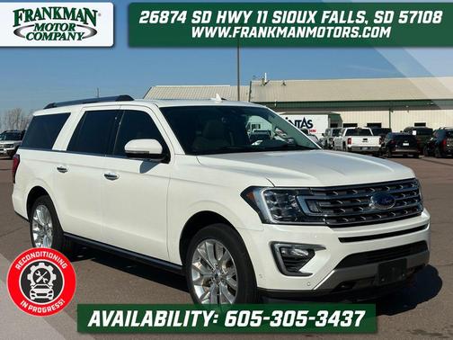 Star White Metallic Tri-Coat 2021 Ford Expedition Max Limited