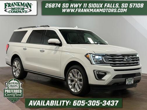 Star White Metallic Tri-Coat 2021 Ford Expedition Max Limited