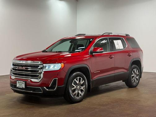 Volcanic Red Tintcoat 2023 GMC Acadia AWD SLE