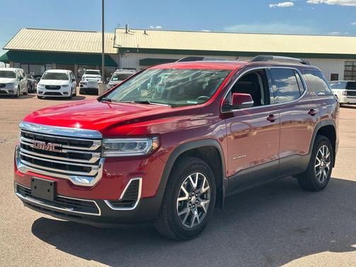 Volcanic Red Tintcoat 2023 GMC Acadia AWD SLE