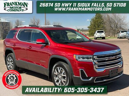 Volcanic Red Tintcoat 2023 GMC Acadia AWD SLE
