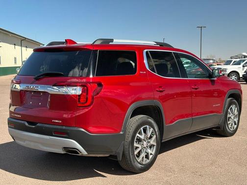 Volcanic Red Tintcoat 2023 GMC Acadia AWD SLE