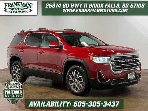 Volcanic Red Tintcoat 2023 GMC Acadia AWD SLE