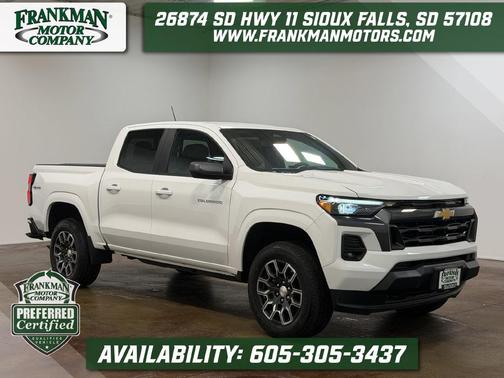 Summit White 2023 Chevrolet Colorado LT