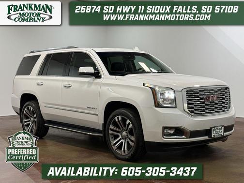 White Frost Tricoat 2020 GMC Yukon Denali