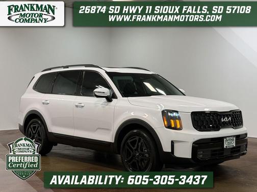 Glacial White Pearl 2024 Kia Telluride SX Prestige X-Line