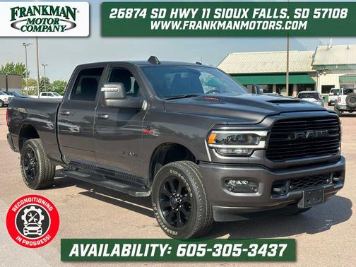 Granite Crystal Metallic Clearcoat 2024 RAM 3500 Laramie Crew Cab 4x4 6'4' Box