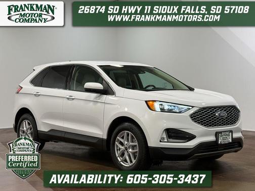 Oxford White 2023 Ford Edge SEL