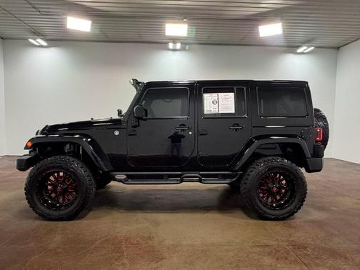 Black Clearcoat 2015 Jeep Wrangler Unlimited Sahara