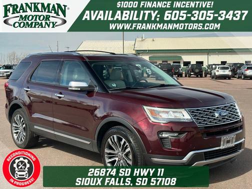 Burgundy Velvet Metallic Tinted Clearcoat 2018 Ford Explorer Platinum