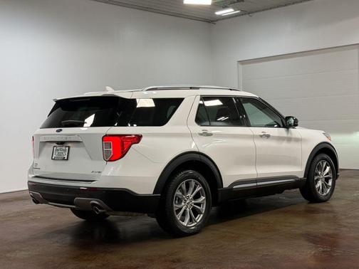 Star White Metallic Tri-Coat 2021 Ford Explorer Limited