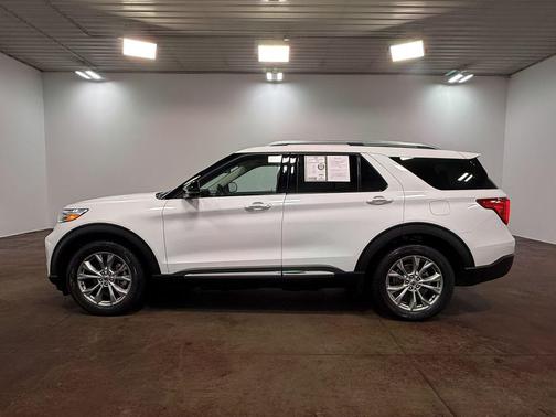 Star White Metallic Tri-Coat 2021 Ford Explorer Limited