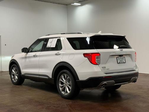 Star White Metallic Tri-Coat 2021 Ford Explorer Limited