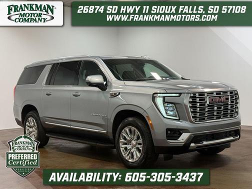 Sterling Metallic 2025 GMC Yukon XL Denali