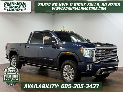 Pacific Blue Metallic 2023 GMC Sierra 2500 Denali
