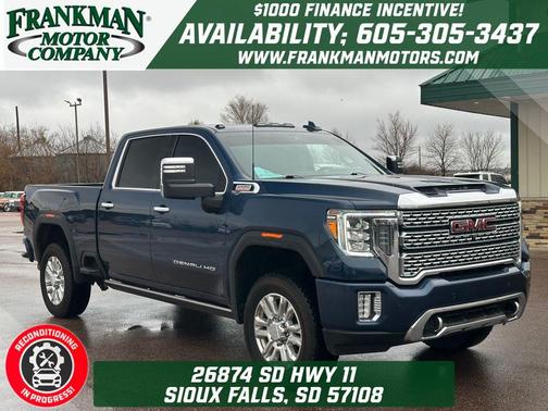 Pacific Blue Metallic 2023 GMC Sierra 2500 Denali