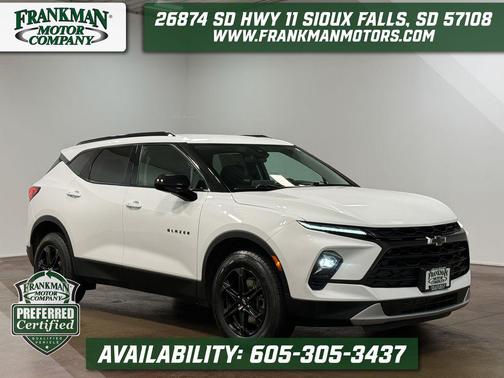 Summit White 2023 Chevrolet Blazer 2LT