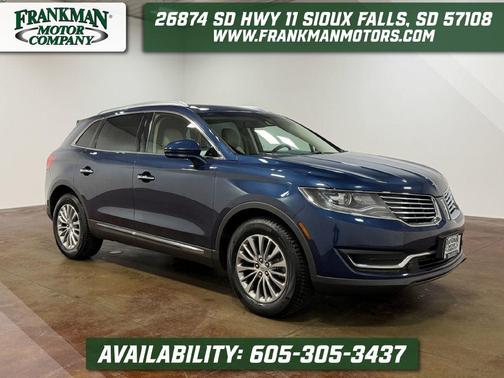 Sapphire Blue Metallic 2017 Lincoln MKX Select