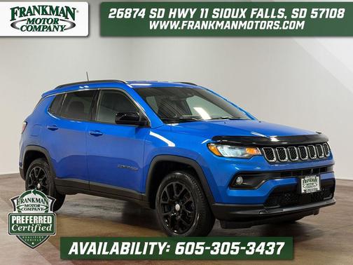 Hydro Blue Pearlcoat 2024 Jeep Compass Latitude Lux