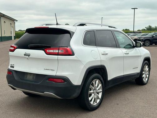 Bright White Clearcoat 2017 Jeep Cherokee Limited