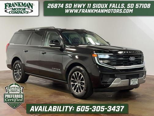 Black Metallic 2025 Ford Expedition Max Platinum