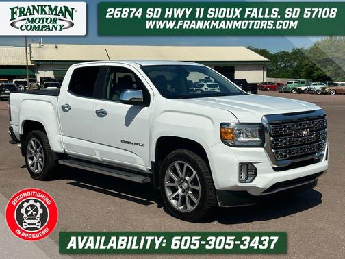Summit White 2021 GMC Canyon Denali