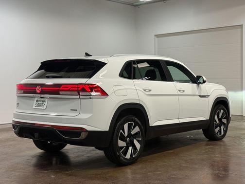 Pure White 2024 Volkswagen Atlas Cross Sport 2.0T SE w/Technology 4MOTION