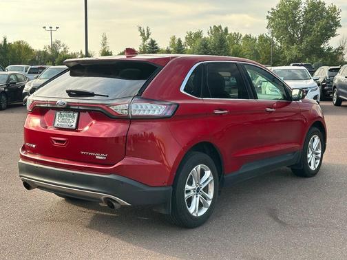 Ruby Red Metallic 2018 Ford Edge Titanium