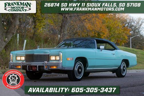 Dunbarton Green 1976 Cadillac Eldorado Convertible