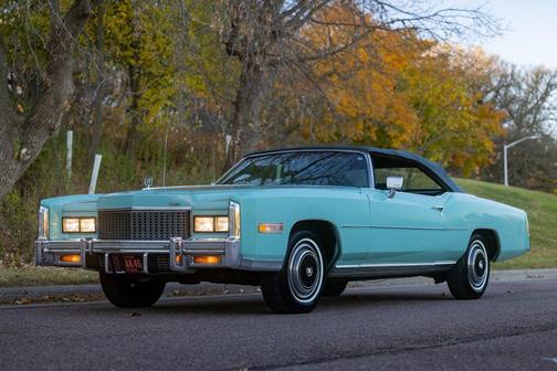 Dunbarton Green 1976 Cadillac Eldorado Convertible