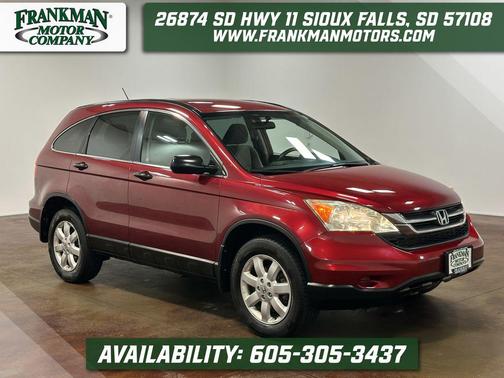 Maroon 2011 Honda CR-V SE